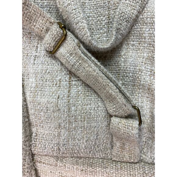 Core Hemp Small Cream Adjustable Strap Handmade Backpack Bag - Picture 4 of 8